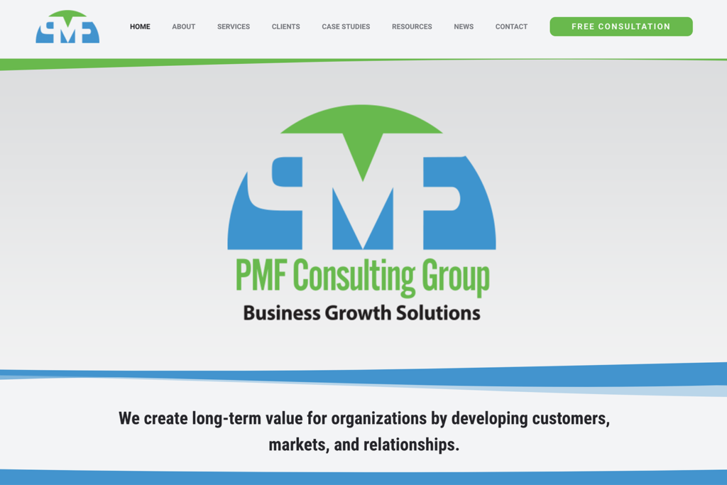 PMF Consulting Group’s New Website